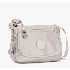 Kipling Sabian Metallic Glow Crossbody Mini Bag Lightweight Everyday Purse New